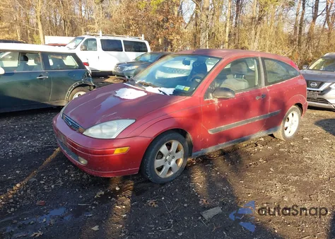 2001 Ford Focus Zx3 z USA, uszkodzony, nr VIN 3FAFP31311R128772